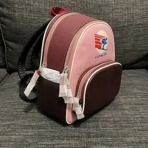 Coach | Bags | Coach Mini Court Backpack In Colorblock With  display picture 1